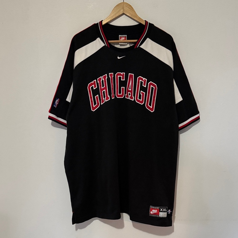 Vintage Chicago Bulls Warmup Jersey / XXL / NBA / Shooting Shirt